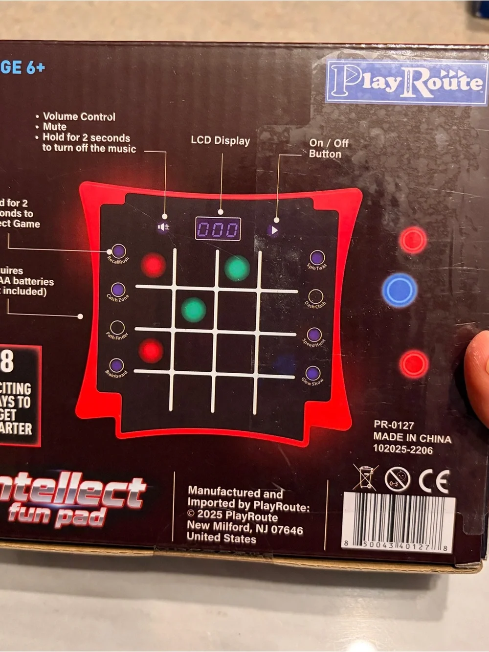 NEW Intellect Fun Pad Ages 6-12 Arcade Action Mobil Game 8 Games Included !